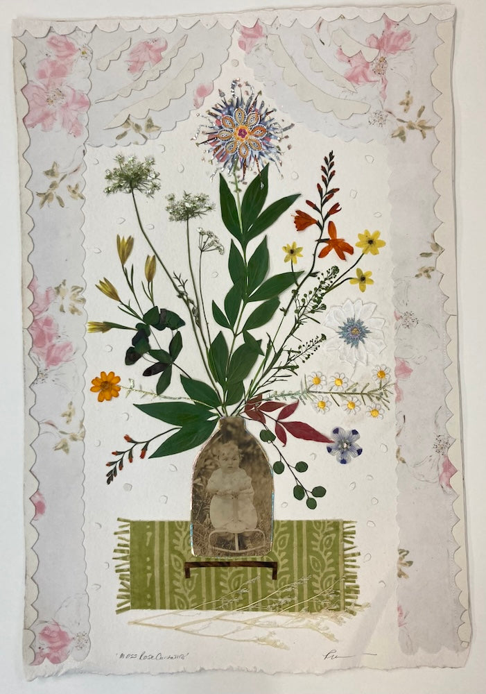 Moss rose curtains