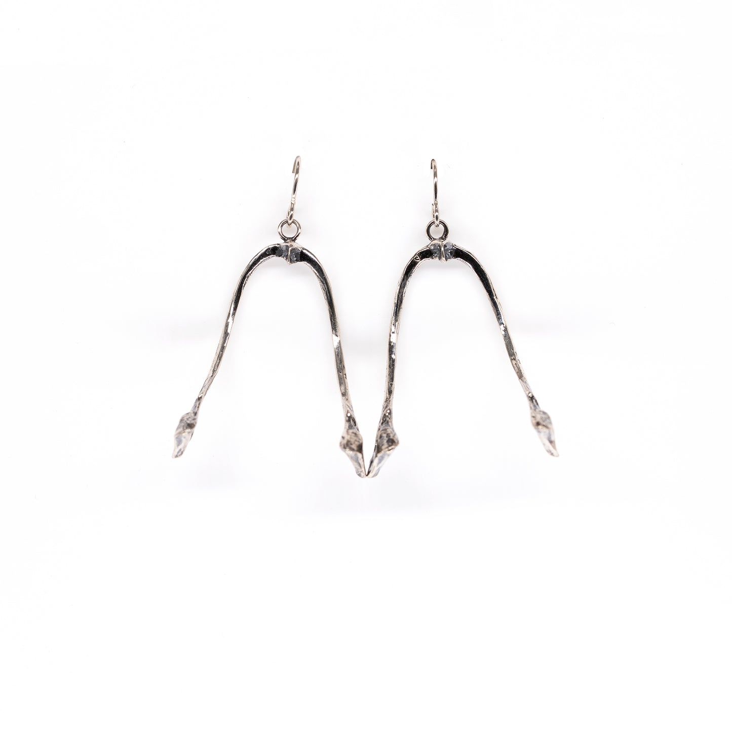 Crow Furcula Earrings