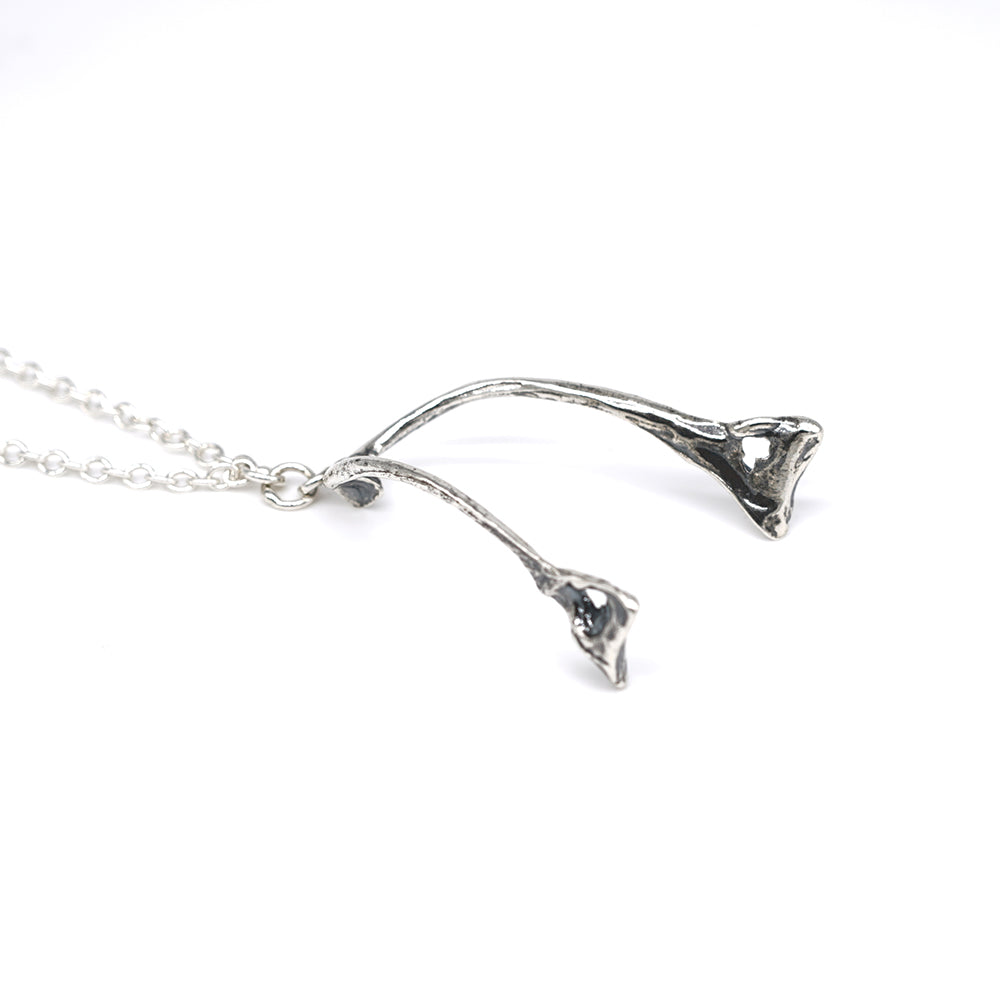 Crow Furcula Necklace