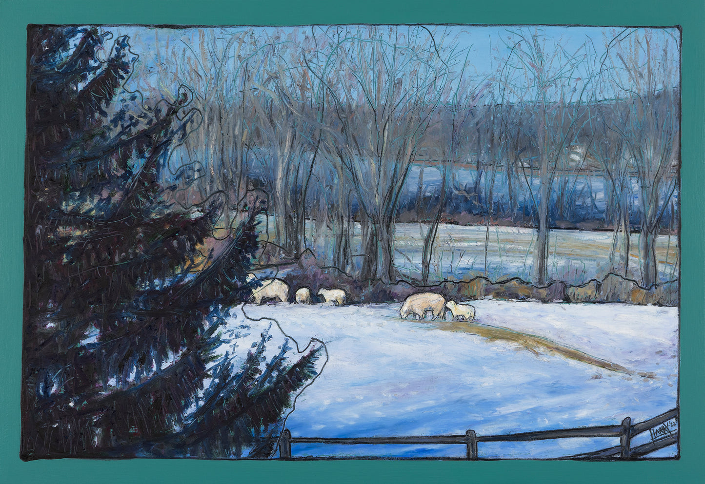 Winter Sheep