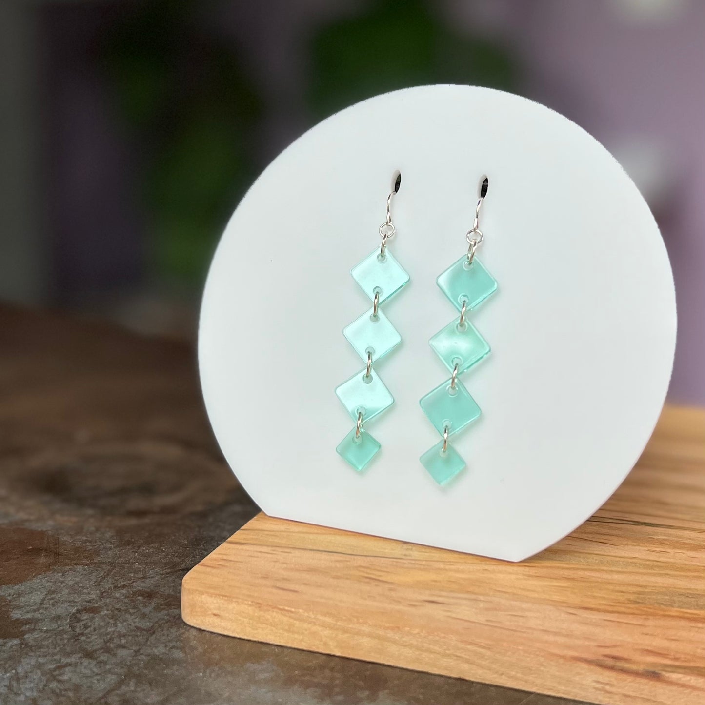 Long Diamond Earrings
