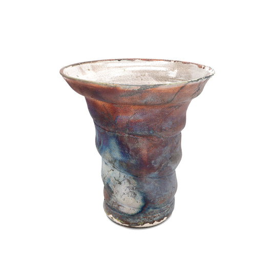 Raku vase - H