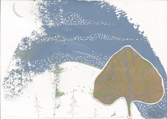 Motherhood's Imprint (night landscape)