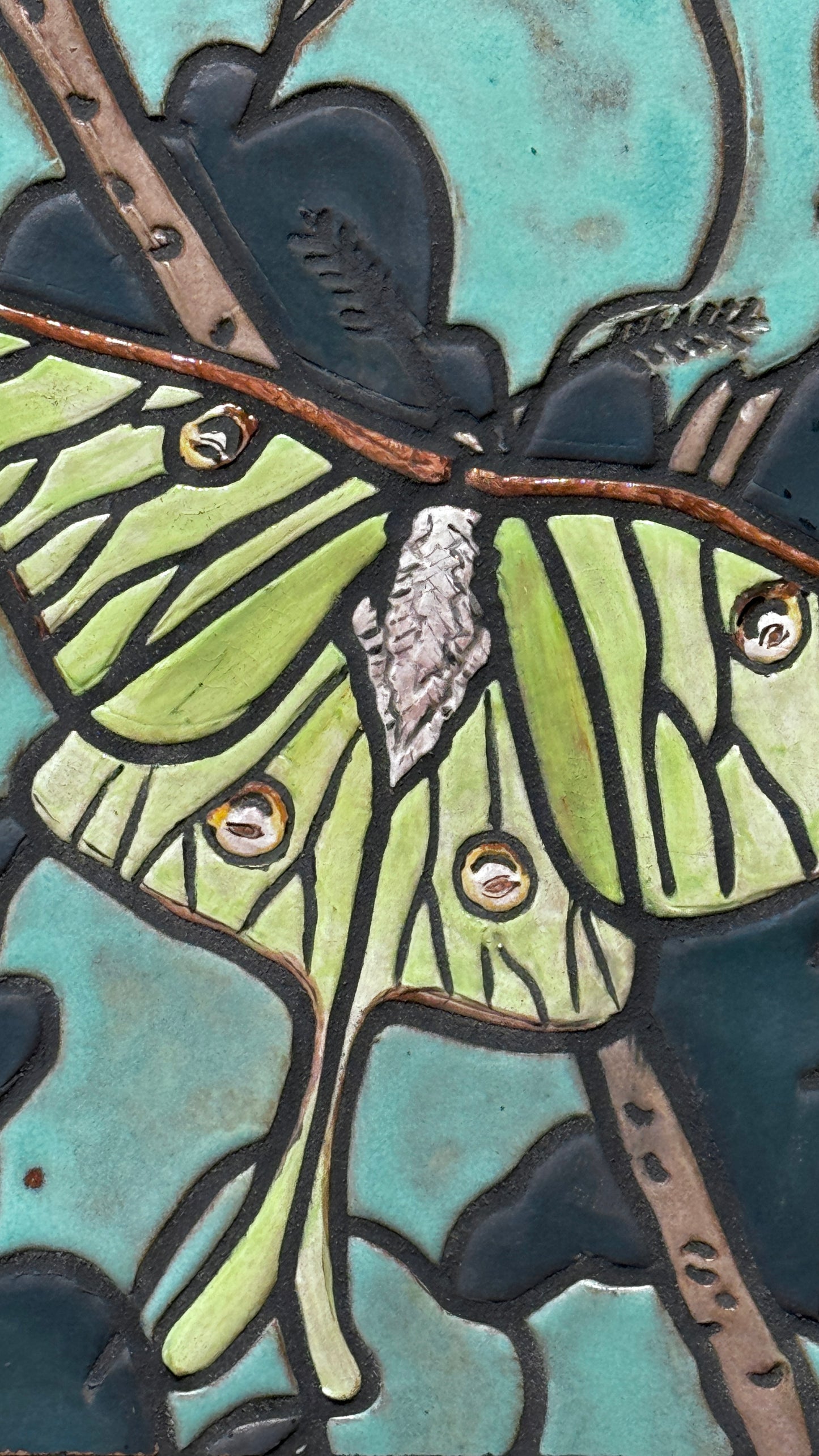 Luna Moth mosaic