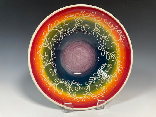 Rainbow Vines Bowl