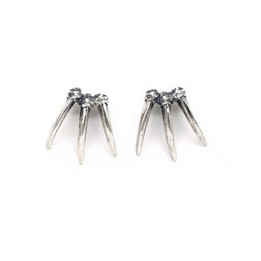 Fox Claw triple stud Earrings