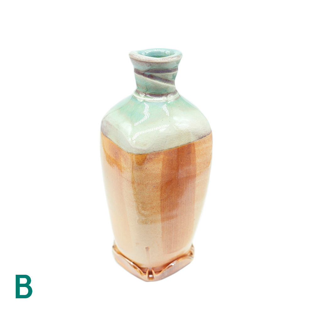 Wood Fired Bottles/bud vases (Small)
