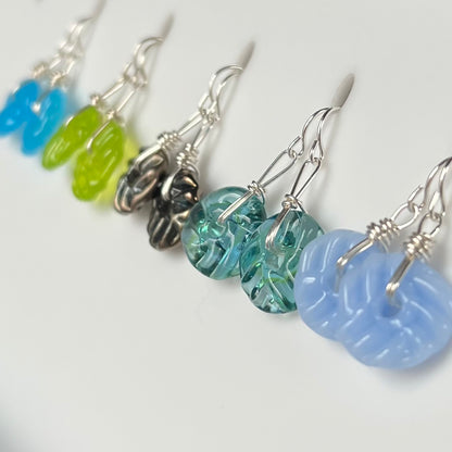 Mini Art Glass Dangles